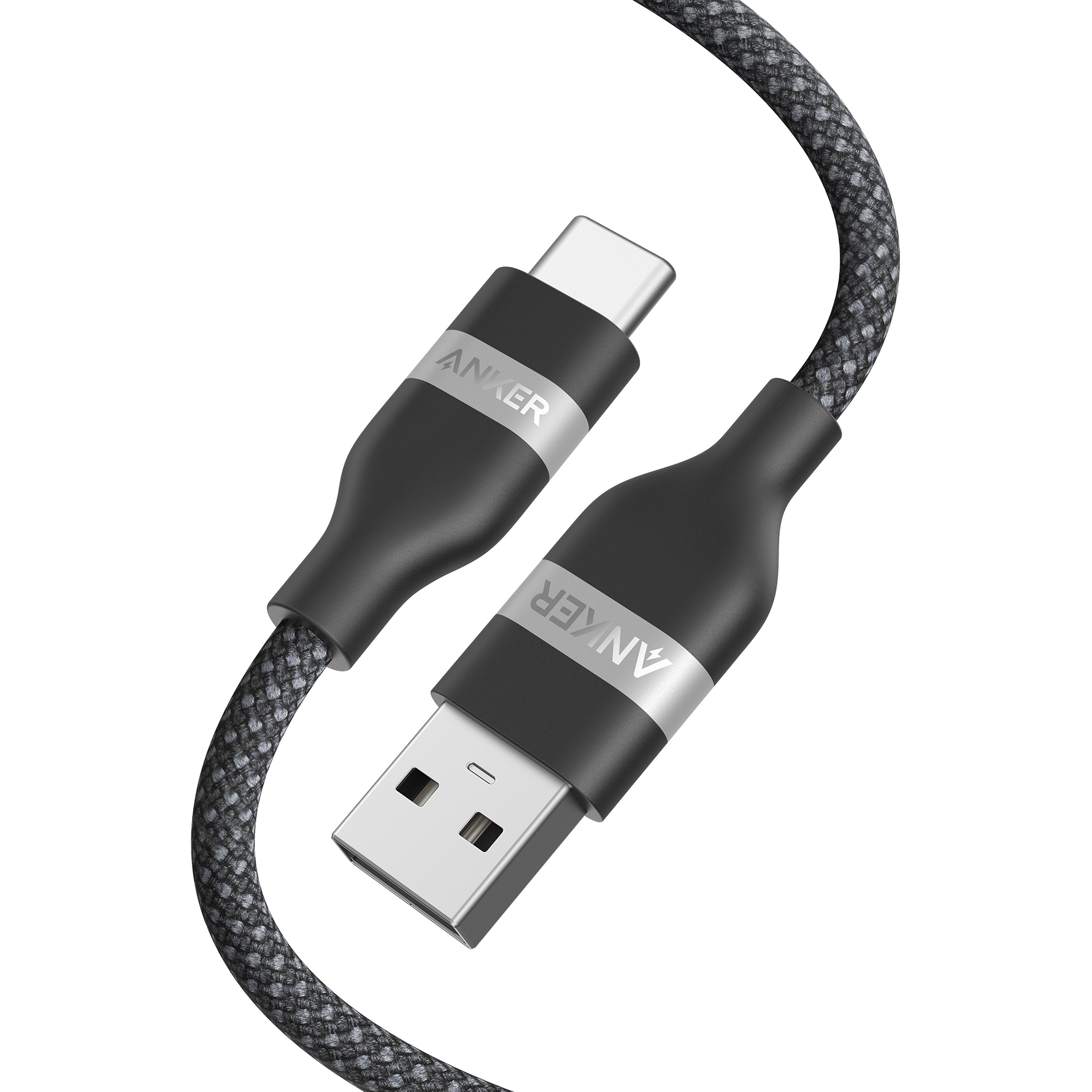 Anker USB-A to USB-C Cable (3 ft / 6 ft, Upcycled-Braided)