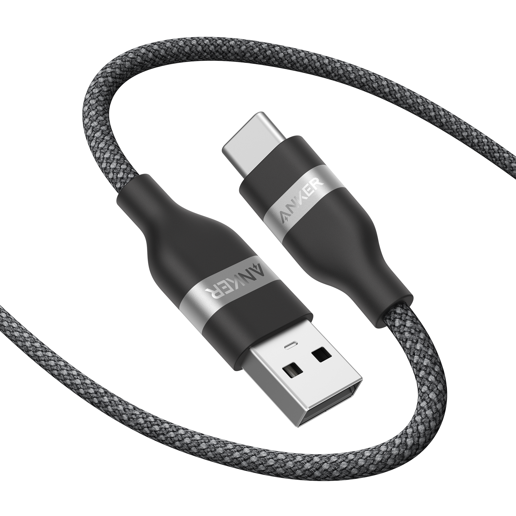 Anker USB-A to USB-C Cable (3 ft / 6 ft, Upcycled-Braided)