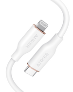 Anker <b>641</b> USB-C to Lightning Cable (Flow, 3 ft Silicone)