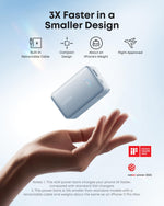 Anker Nano Power Bank (10K, 45W, Built-In Retractable USB-C Cable)