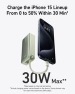 Anker Nano Power Bank (30W, Built-In USB-C Cable)